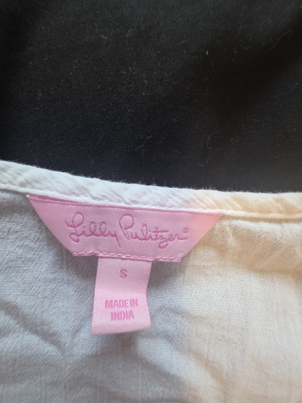 Lilly Pulitzer Shandy Tunic Work Mirror Accents And Pink Tassle Trim - Picture 3 of 5